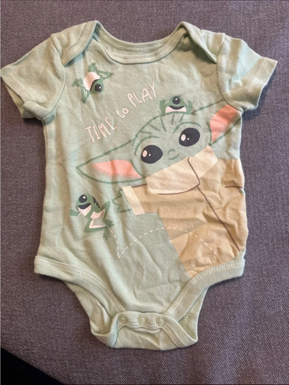 Star Wars Baby Yoda One-Piece Bodysuits Set - Green, Dark Green, Blue, Cream